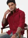 Men Regular Fit Solid Casual Shirt